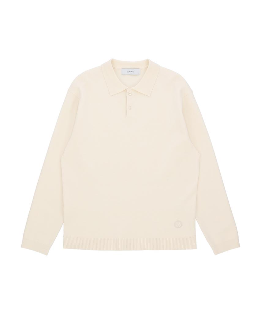 W STANDARD Collared Pullover [4 Colors]