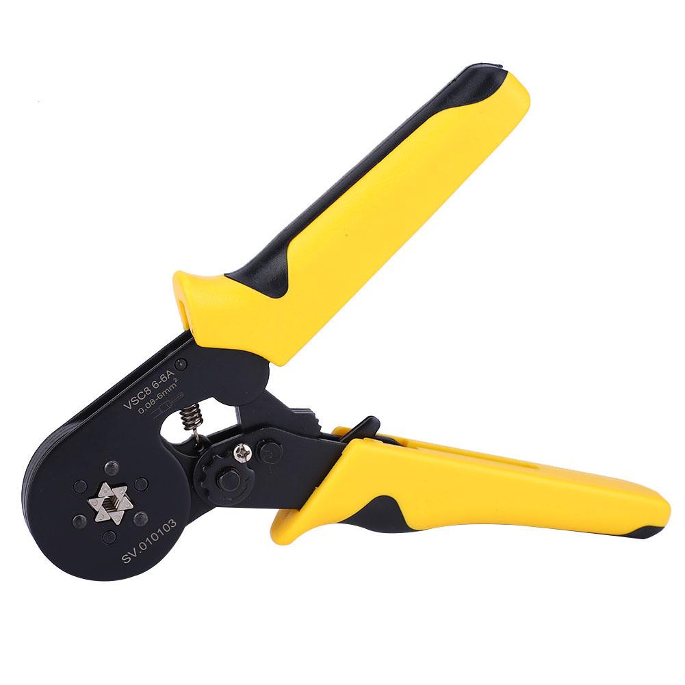 Crimp Pliers Carbon Steel Plate High Accuracy Terminals Crimping Hand Tool 0.08 6mm AWG26 10