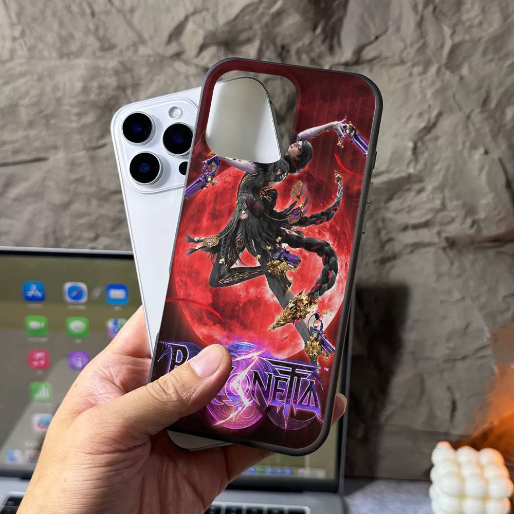 Spiel Bayonetta Anime Für IPhone 17 16 15 14 13 12 11 Pro Max Plus Pro Klare Handyhülle Rutschfeste Schale