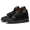 Li Ning 937 Deluxe Hi SP Synthetic Leather TPU Trendy Casual Lightweight High-Top Skate Shoes Men Sneakers Black AGBR097-2
