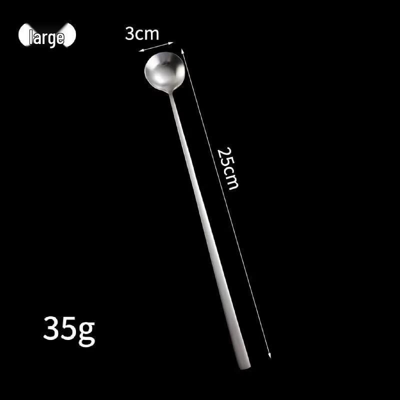 304 Stainless Steel Long Handle Bar Stirring Spoon