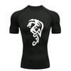 Dragon - Design  Men's Sports T - Shirt Training Fitness Compression Workout T - Shirt Athletic Tees Gym T - Shirts