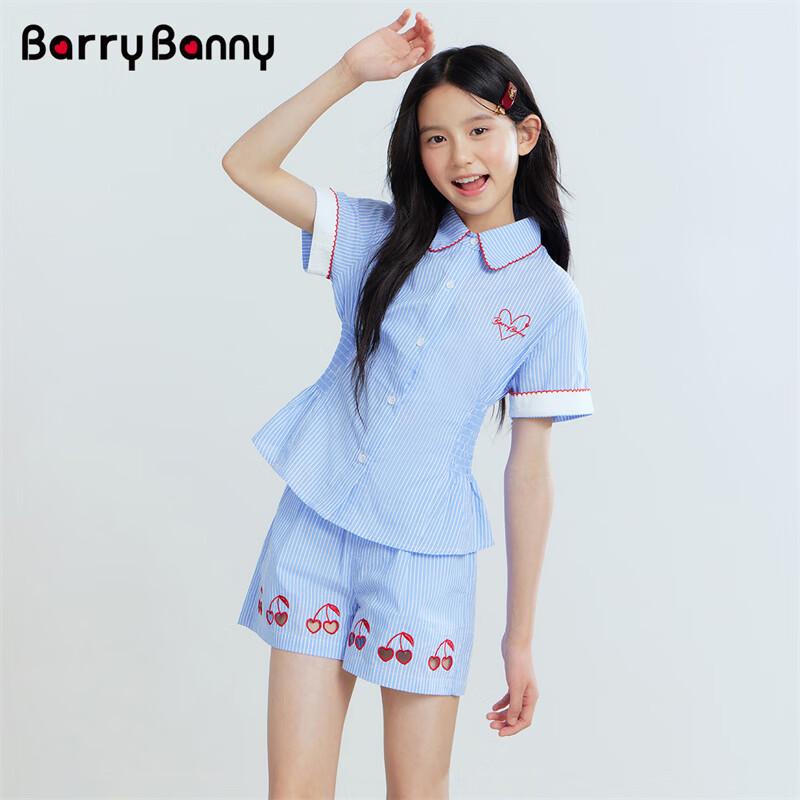 BARRY BANNY Girls Cherry Embroidered Shorts 120