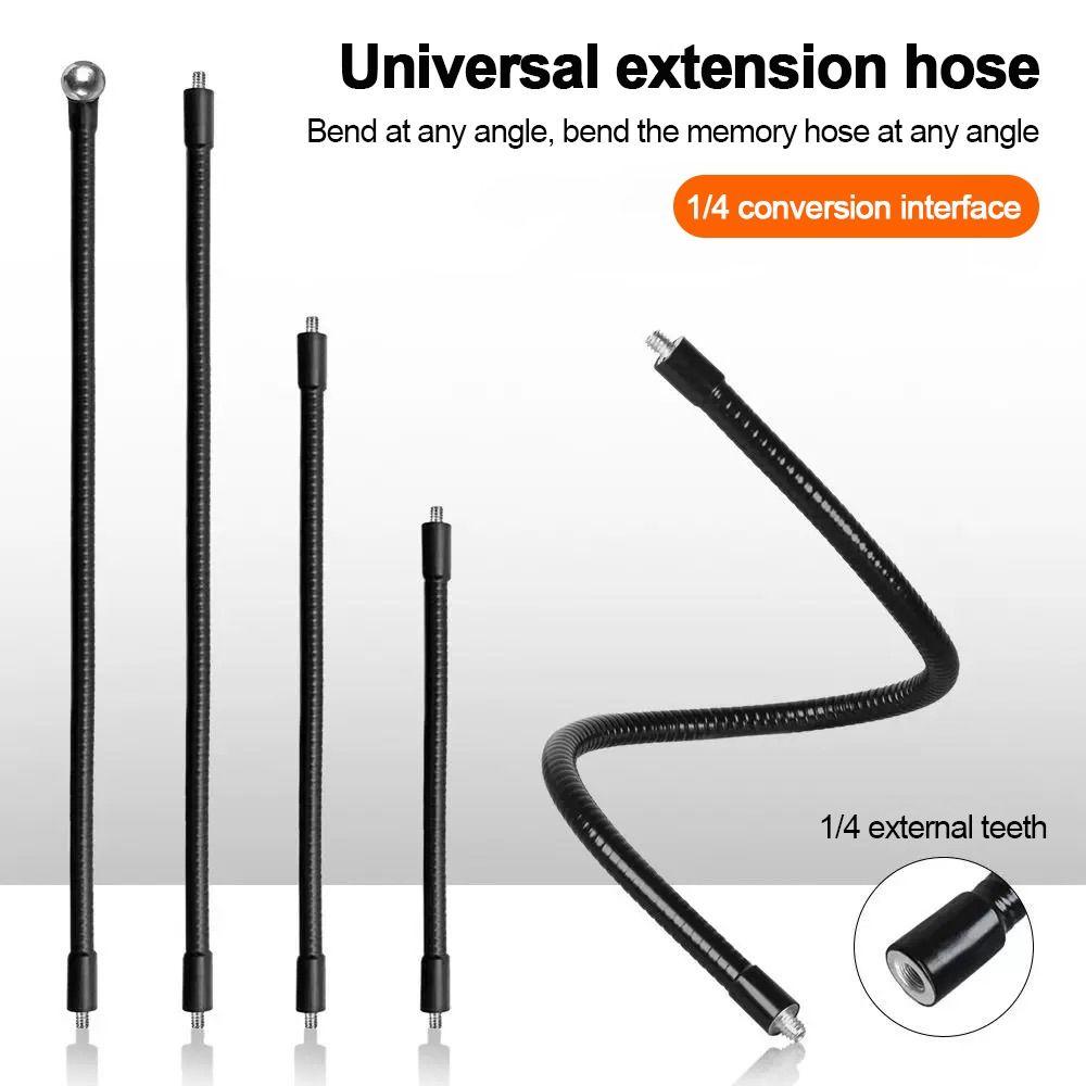 New Metal Monopod Metal Tube Rod Flexible With 1/1inch Screw Selfie Stick Stands Lightweight Tripod Extension Arm SLR Cameras