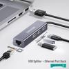 ShanZe USB To Ethernet Hub RJ45 Network Adapter for Laptops
