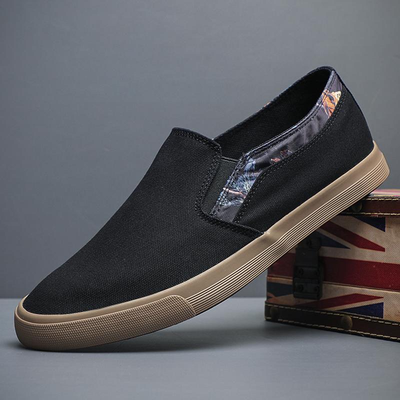 

Модные новые весенне-осенние мужские парусиновые туфли, летние дышащие мужские кроссовки смешанных цветов, слипоны, модные мужские лоферы BM-012 44