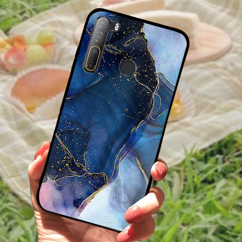 For HTC Desire 20 Pro Case Cover For Desire20 Pro Silicone Soft Marble Black Bumper Funda Coque for HTC Desire 20 Pro Protective