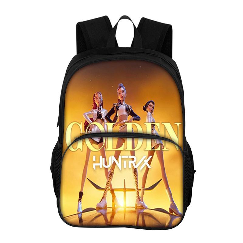 Hunter Witches Kpop Backpack With Oxford Fabric And Breathable Cushion Straps For School Students