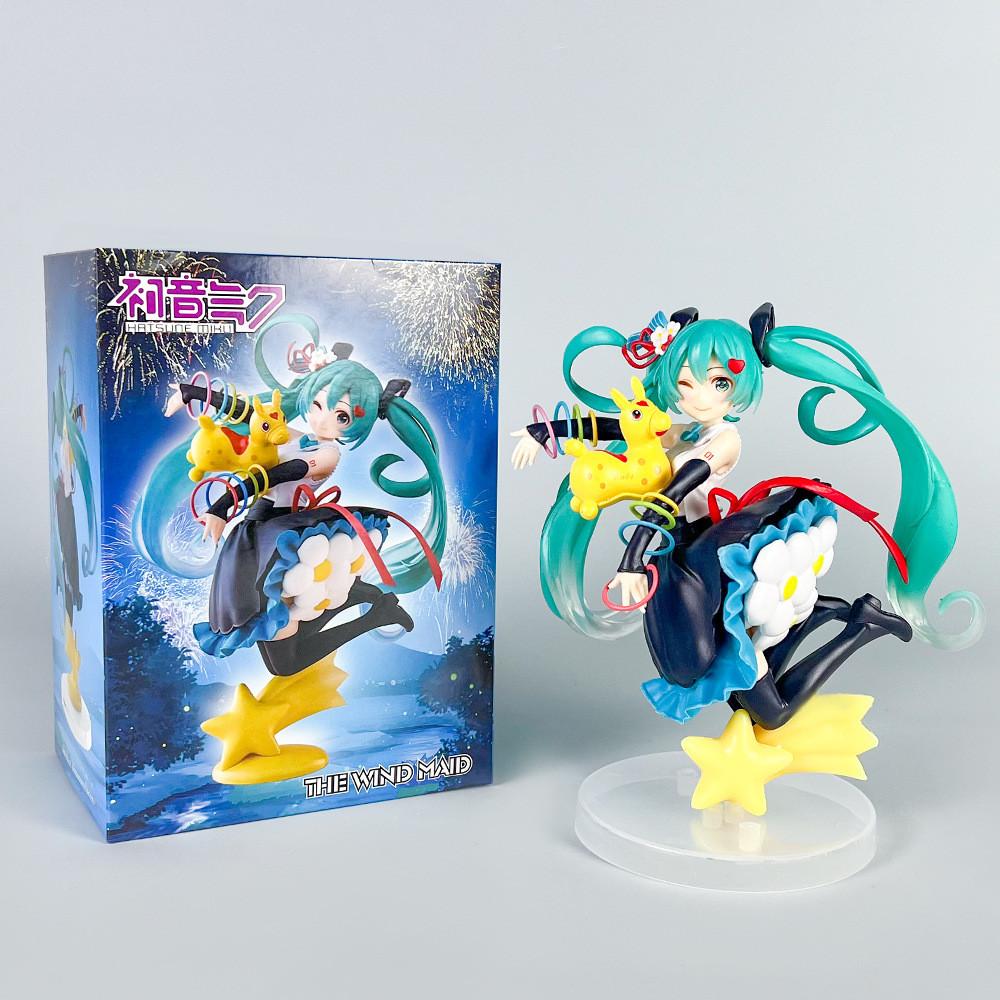 Flower Miku Hatsune Skirt Jumping Model Ornament For Desktop And Decoration Room