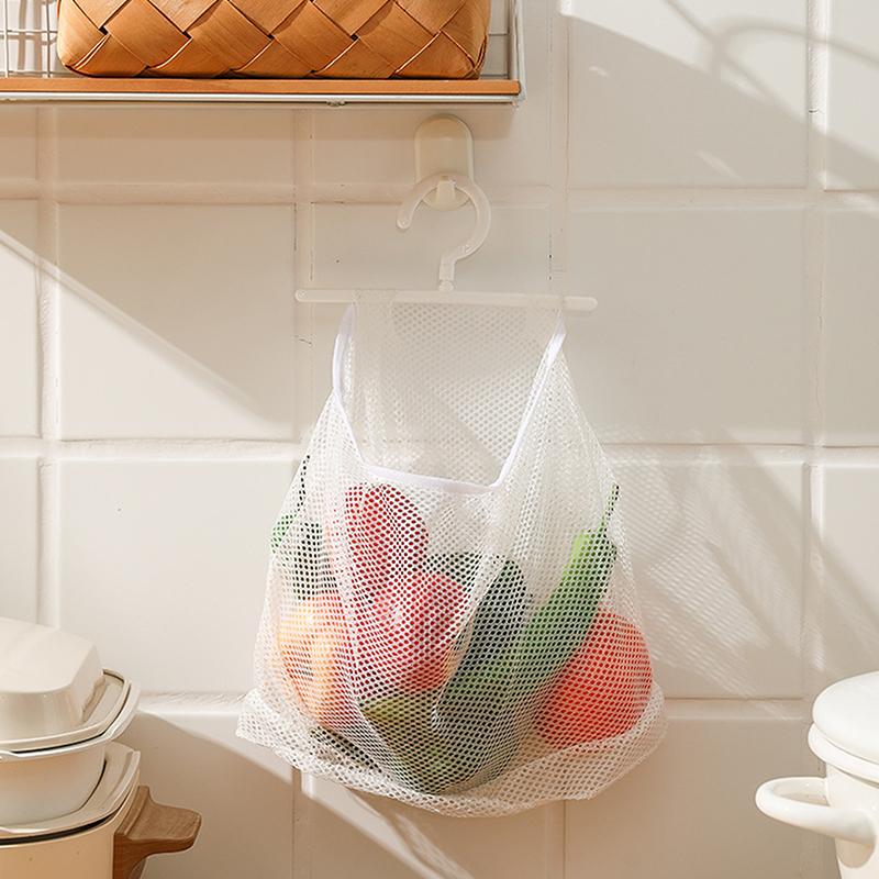 Breathable Mesh Hanging Bag Clothes Pin Holder With Hook Washable Clothespin Peg Storage Undergarment Laundry
