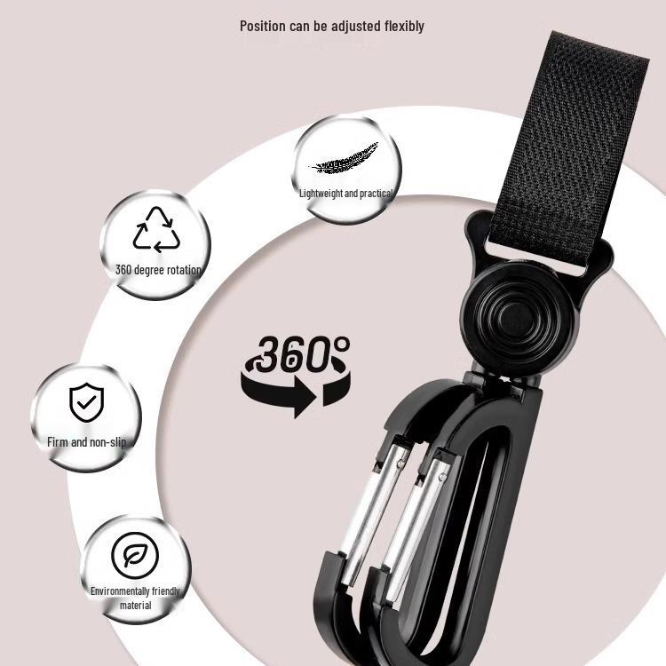Universal No-Drill Hook for Electric/Motor Bicycles - Ideal for Hanging Bags, Helmets, and Heavy Items