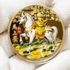 2026 Hästens År Minnesmynt Zodiakhäst Guld- och Silvermynt 2026 Års Souvenir 40 mm Lyckobringande Djur Häst