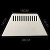6 Pcs Plastic Film Scraper Tool For Car Window Tint Wall Sticker Removal Oil Paint Surface Use Indoor Outdoor White Hand Tool