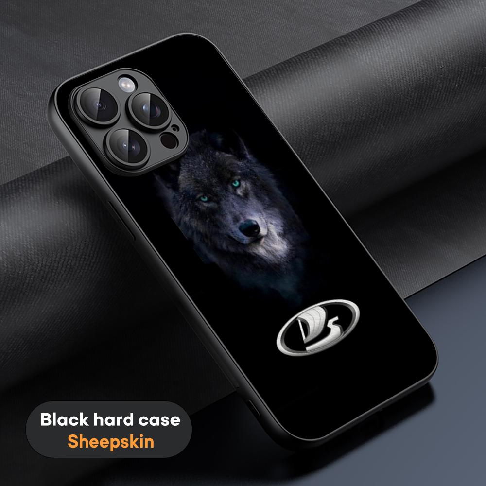 

Cool car L-la-Da fashion logo design Phone Case For iPhone 16 15 14 13 12 11 Plus Pro Max Limited Black hard case Sheepskin iPhone 11 Pro
