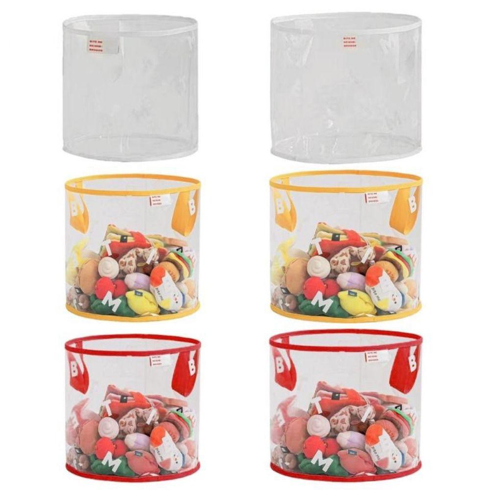 Thickened Pet Supplies Storage Bag Foldable Hand-Held Storage Box PVC Toy Storage Basket Home