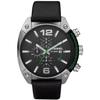 Men's Overflow Quartz Watch Black Dial Leather 49mm DZ4206