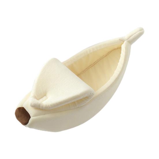 

Кровать для домашних животных креативная форма супер мягкая ветрозащитная не выцветающая реалистичная сохраняющая тепло M бежевый