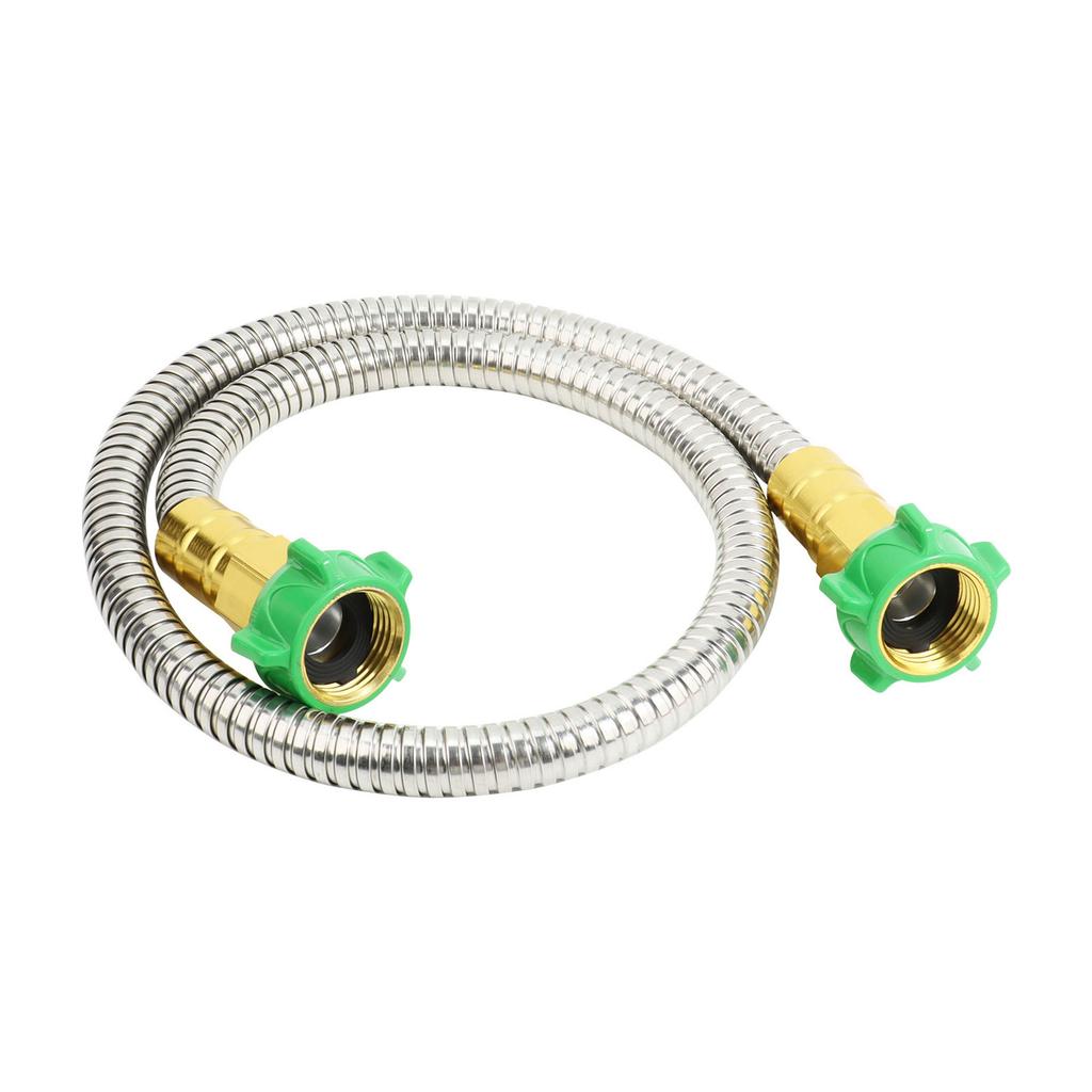 304 Steel Flexible Metal Hose Connector Corrosion Resistant High Pressure Secure Connection Upgrades For Washing Machine
