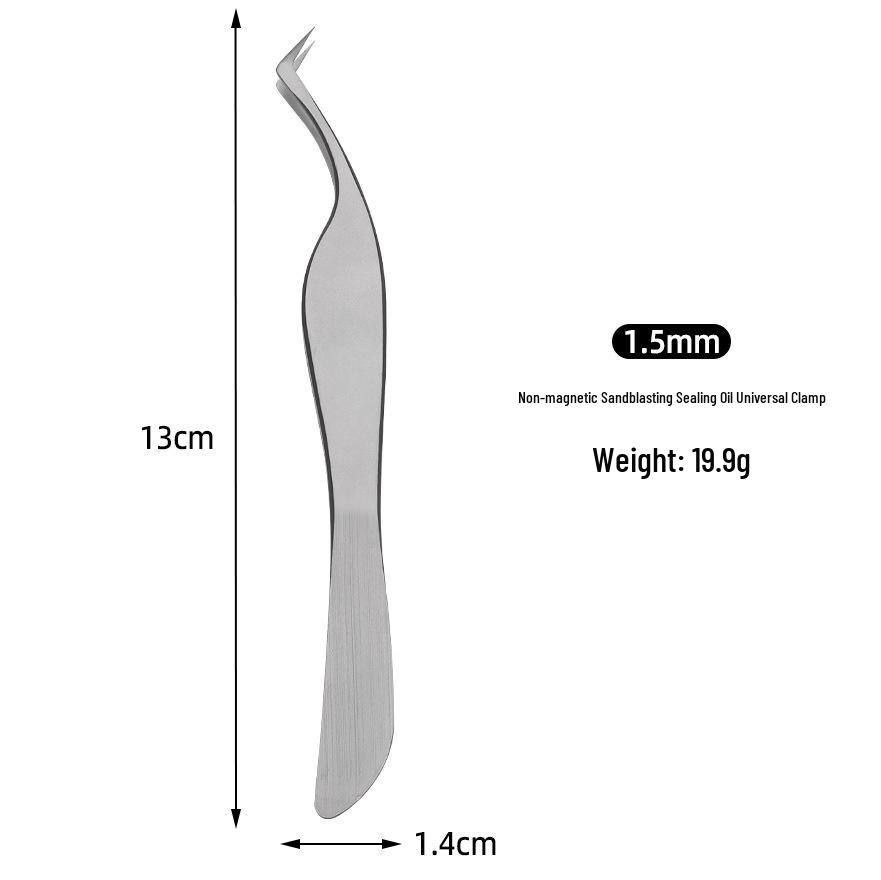 

Premium Precision Eyelash Tweezers for Professional Lash Artists - Magnetic-Free Grafting and Blooming Cluster Application