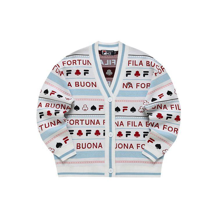 

FILA Logo Pattern Printed Sports Knit Top Women tops F11W218403FZA XL