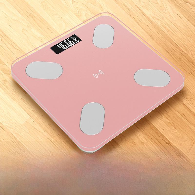 Smart USB Rechargeable Body Weight & Fat Scale for Home Use