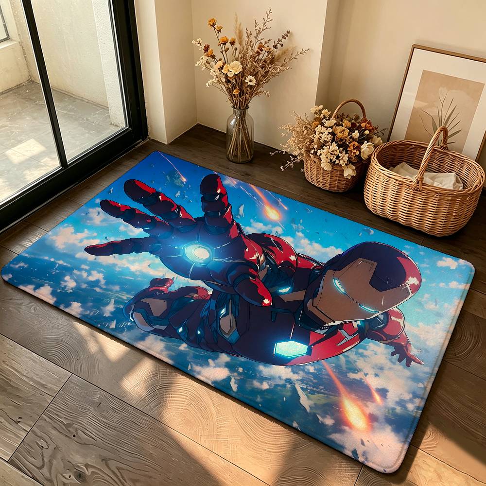 Cool I-Iron Man-S Carpet Bathroom Anti-slip Mat Door Mat Home Decoration Mat Entrance Door Mat Scratch-resistant Door Mat