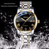 Ailifeida Men's Quartz Watch: Hollow Design, TikTok Streaming, Waterproof, Business Style, Calendar Feature.