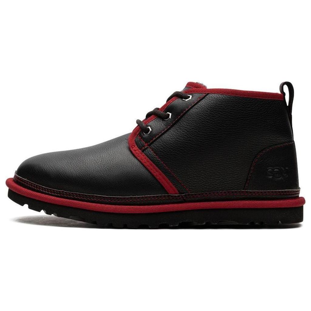 

UGG Neumel Black / Red Leather Boots 1133777-BSRL 41