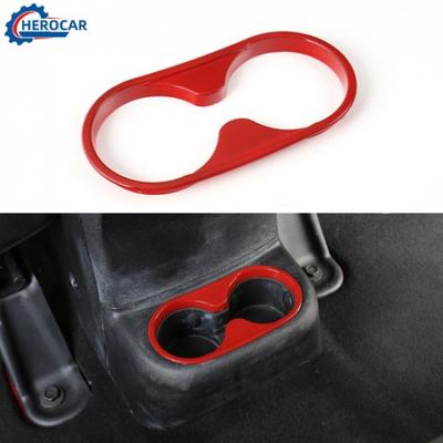 Red Car Cup Holder Frame Trim Cover Bezel For Jeep Wrangler JK 11-17 Accessories