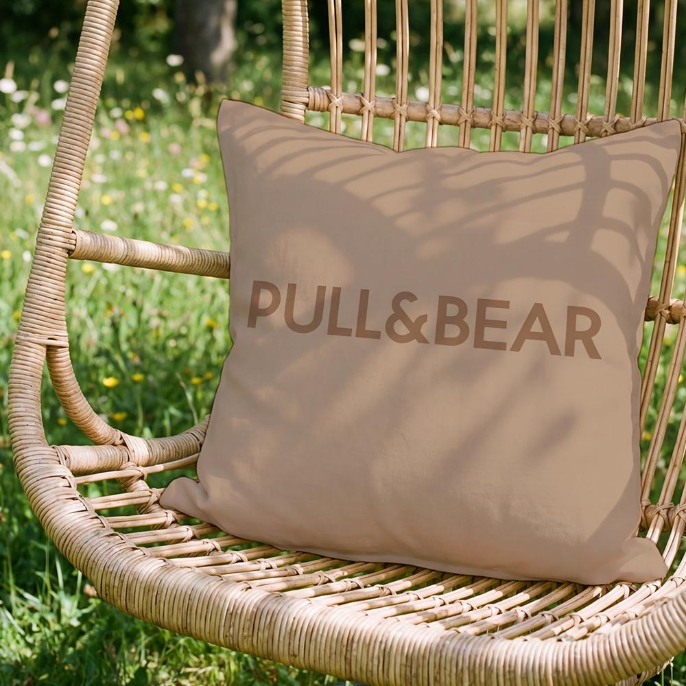 Trendy PPull Bearer Cushion Cover Versatile DoubleSided Pillow Case Fit for Sofa Bed Car Daily Decor