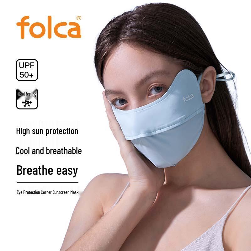 Folca UPF50+ Full-Face Sun Protection Ice Mask