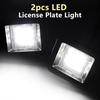 LED License Plate Light Tag Lights Assembly Compatible With 2015- Ford F150,2017- F150 Raptor Number Plate Lamp Pickup Truck Replacement (Clear Lens)
