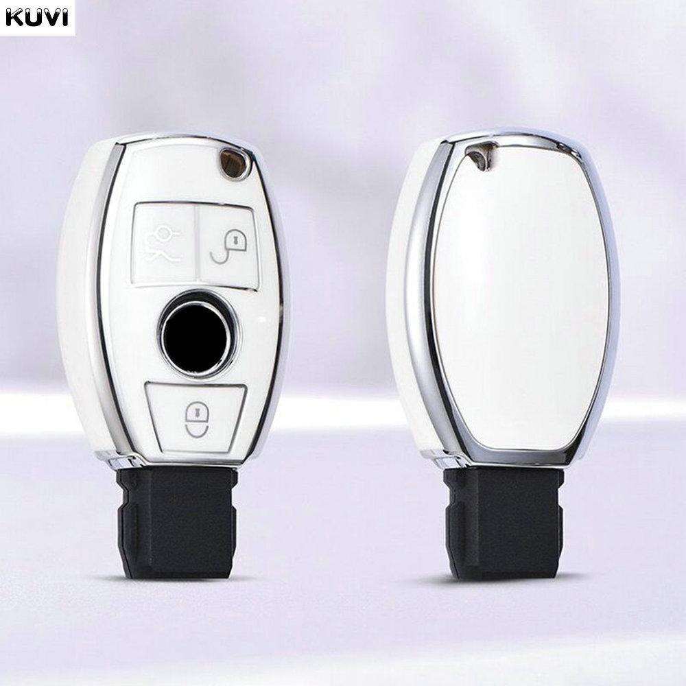 Weiche TPU-Autoschlüsselhülle für Mercedes Benz ABCE-Klasse GLS GLA GLK GLC CLS CLA AMG W204 W205 W212 W463 W176