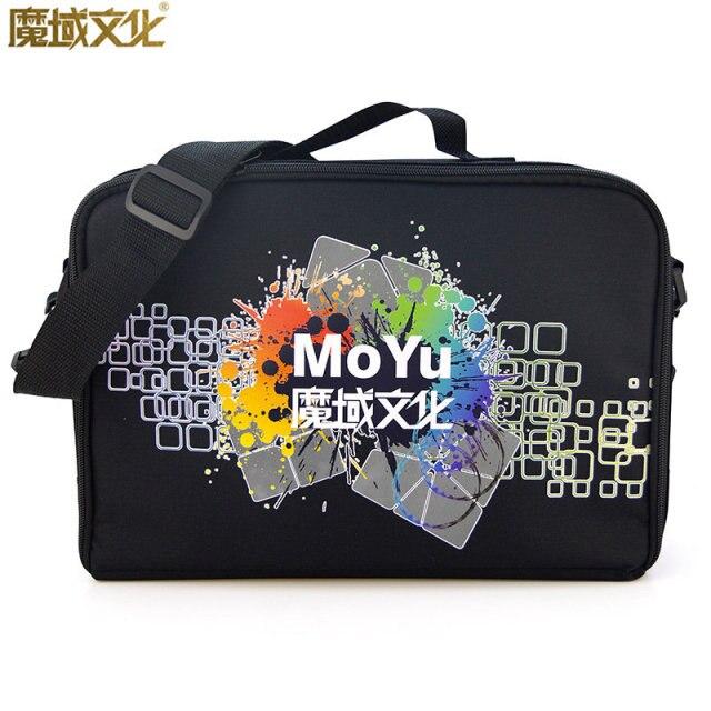 

Сумка Moyu Cube Bag 36 * 25 * 7,5 см, черные наплечные сумки для волшебного куба-головоломки 2x2 3x3 4x4 5x5 6x6 7x7 8x8 9x9 10x10, все многослойные игрушки чёрный