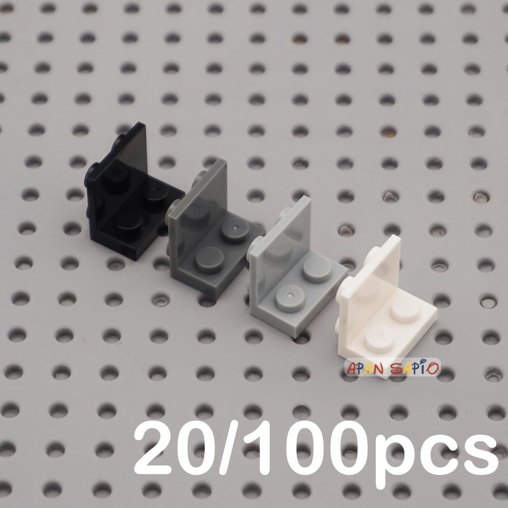 20/100pcs DIY Building Blocks Bracket Bricks 2x2 Dots Educational Plastic Toys for Children Compatible Brands Kids Gifts 44728