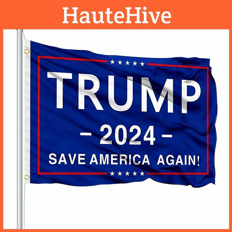 Flag Trump 2024 3x5 Outdoor Indoor Save America Again Flag Decoration Garden