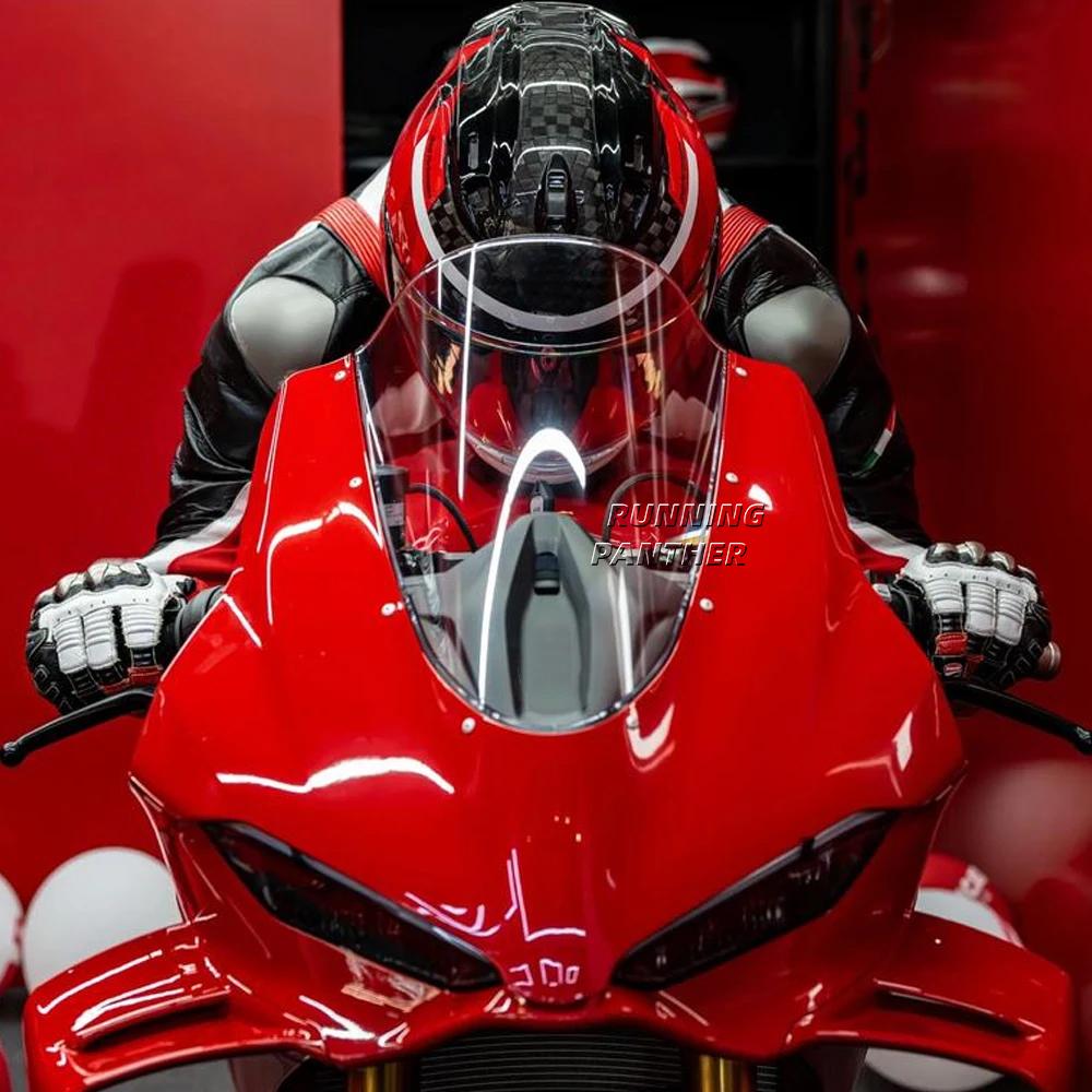 New For Ducati Panigale V4 2025- Motorcycle Accessories Windshield Windscreen Screen Protector Fairing Deflector