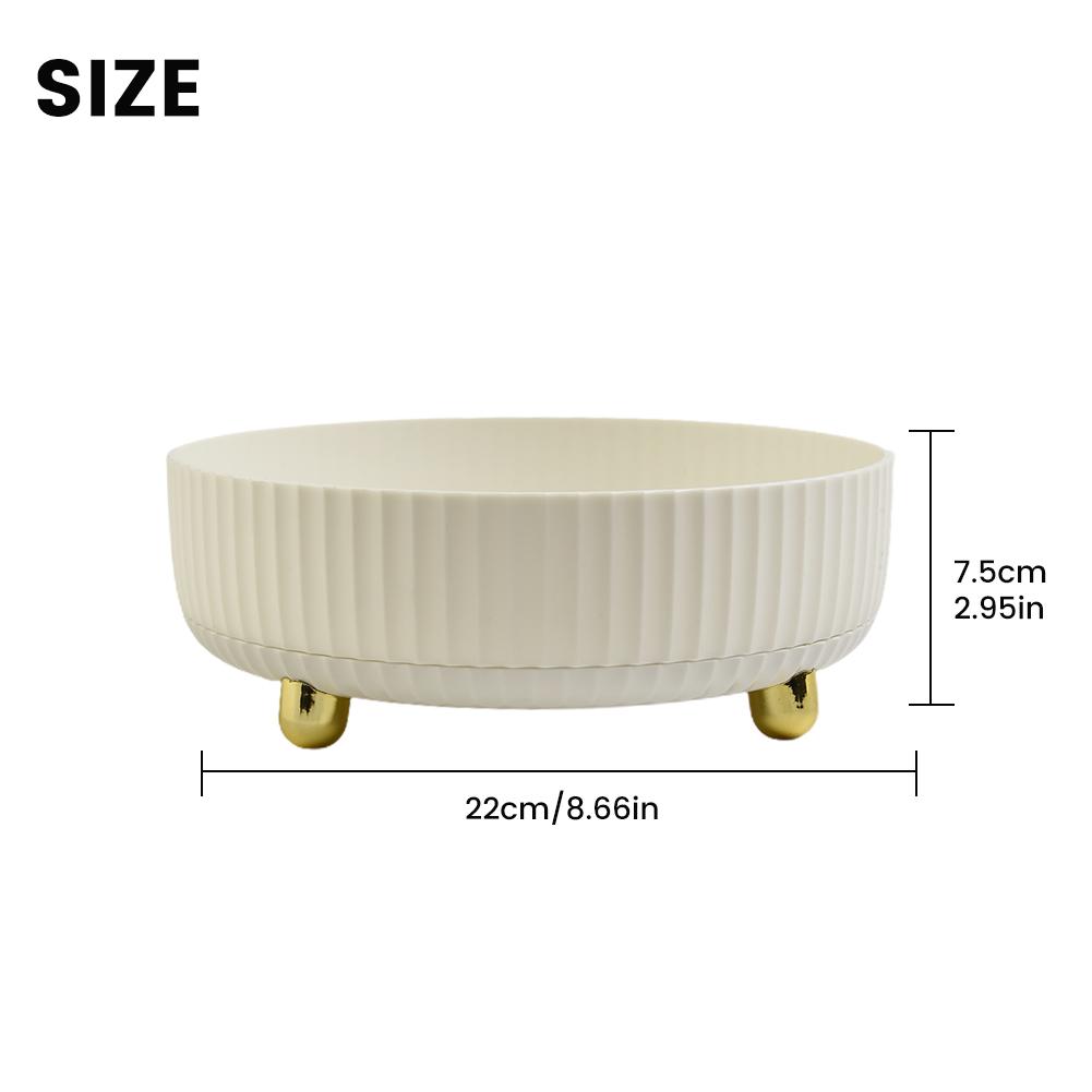 Rotating Shelves With Removable Tray 22*7.5cm Household