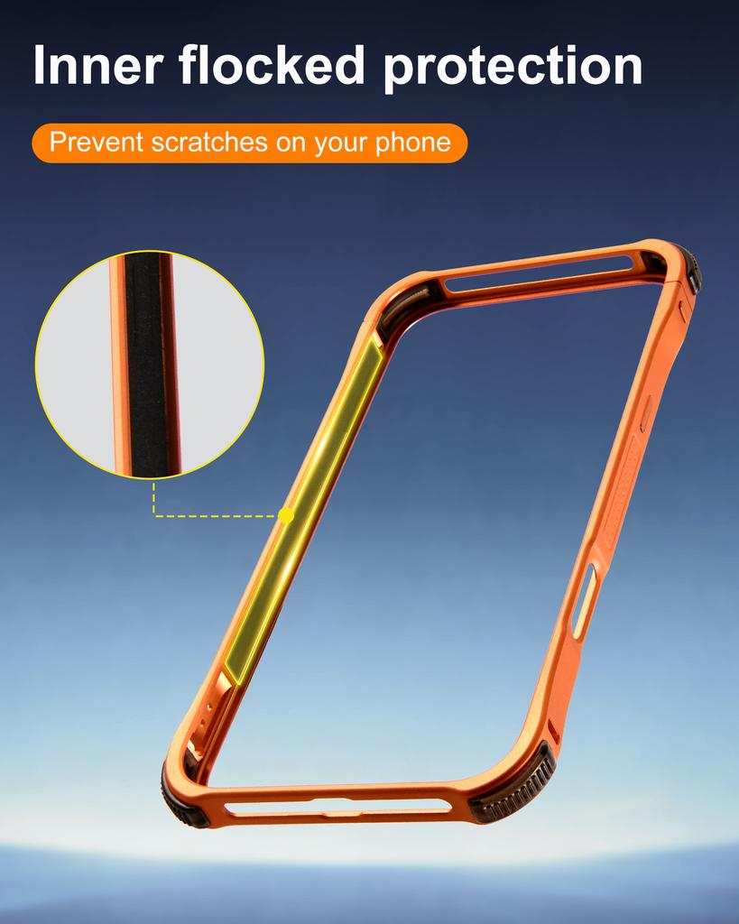 Kryt pro iPhone 17 Pro Max 17 Pro Kovové pouzdro Hliníkový kovový rám Kryt telefonu Plná ochrana kamery Kryt objektivu ze slitiny Nárazuvzdorný