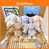Cute Longeared Bunny Plush Toy With Pp Cotton Filling For Kids And Baby Gift Idea