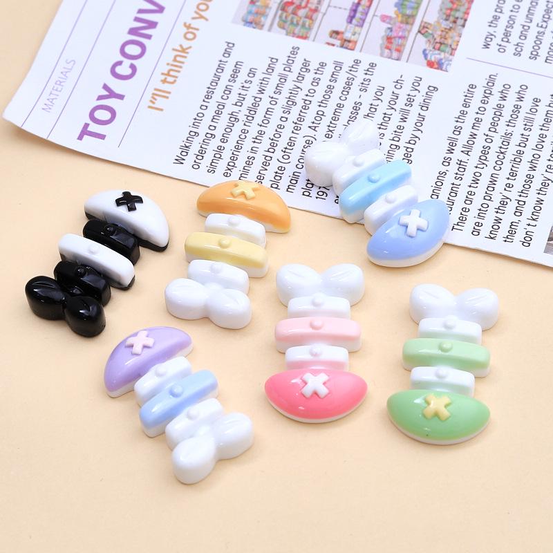 Colorful Cartoon Fish Bone Resin Hair Clips & DIY Croc Charms for Kids