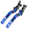 FOR GROM MSX 125 MSX125 2014-2022 Motorcycle Handlebar Grip Folding Expandable Adjustable Brake Clutch Lever MSX 125 Accessories (Ti Blue)
