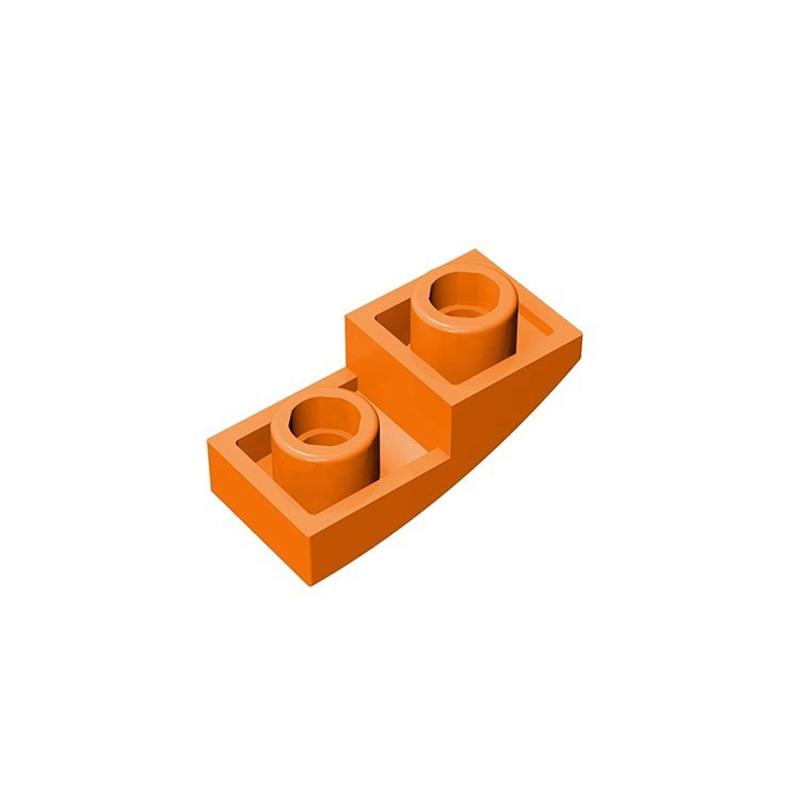 

10PCS 24201 Slope Curved 2 X 1 X 2/3 Inverted Block Moc Colour Accessories Works With featuring Brick DO IT YOURSELF Children s Toy 10PCS
