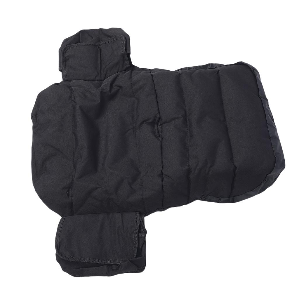 Lawn Mower Seat Cover 600D Oxford Cloth Rainproof Adjustable Tractor Seat Cover Protector for Outdoor Black