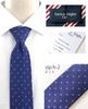[Businessman Support] One-touch tie with dimple, zip-type easy tie, set of 3, blade width 7.5cm, Free Size, h-123set, polka dot pattern, zip-h123set