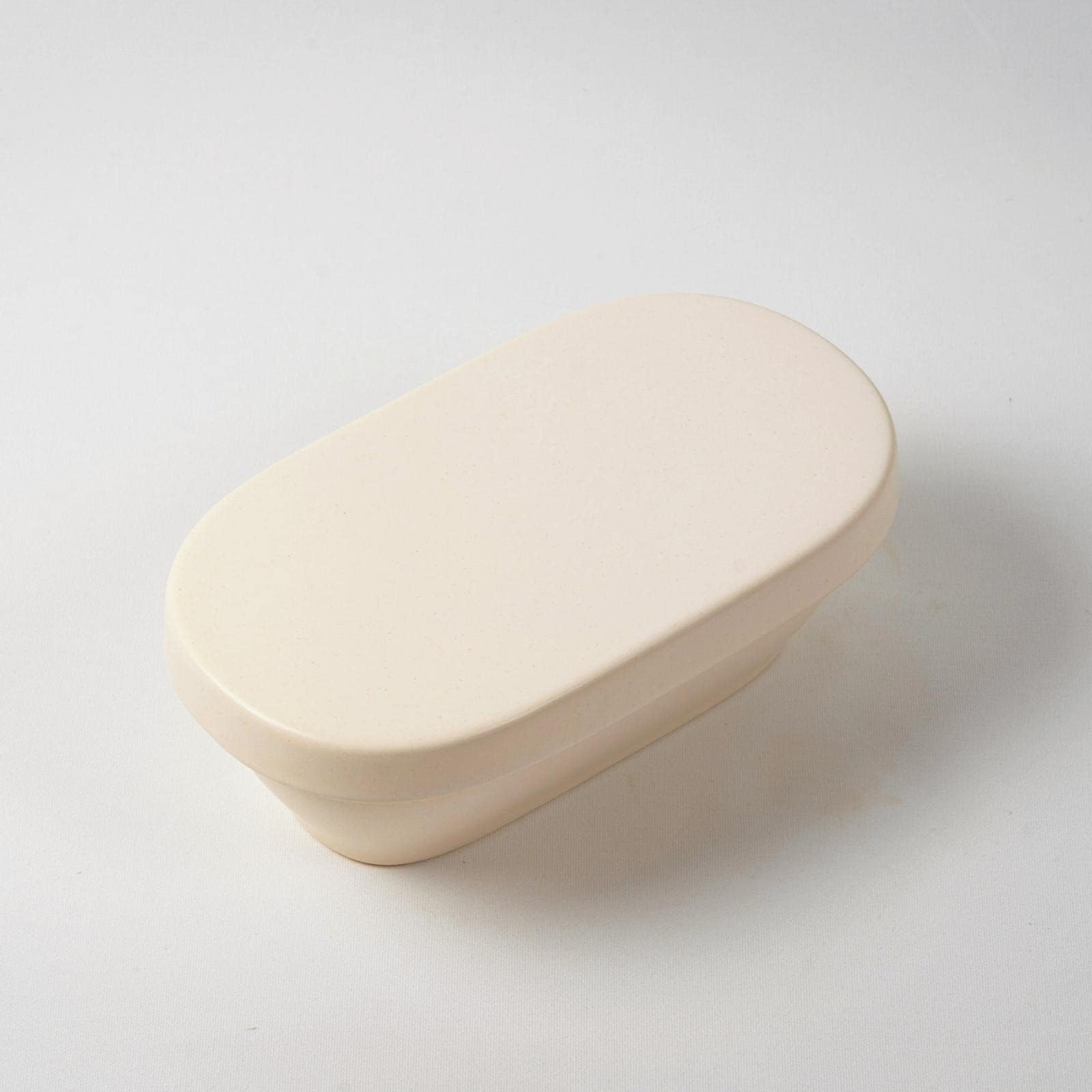 Banko Ware (Banko Ware) Rice Container for a Gentle Lifestyle (Pale White, 1.5 Go) by Enkiya
