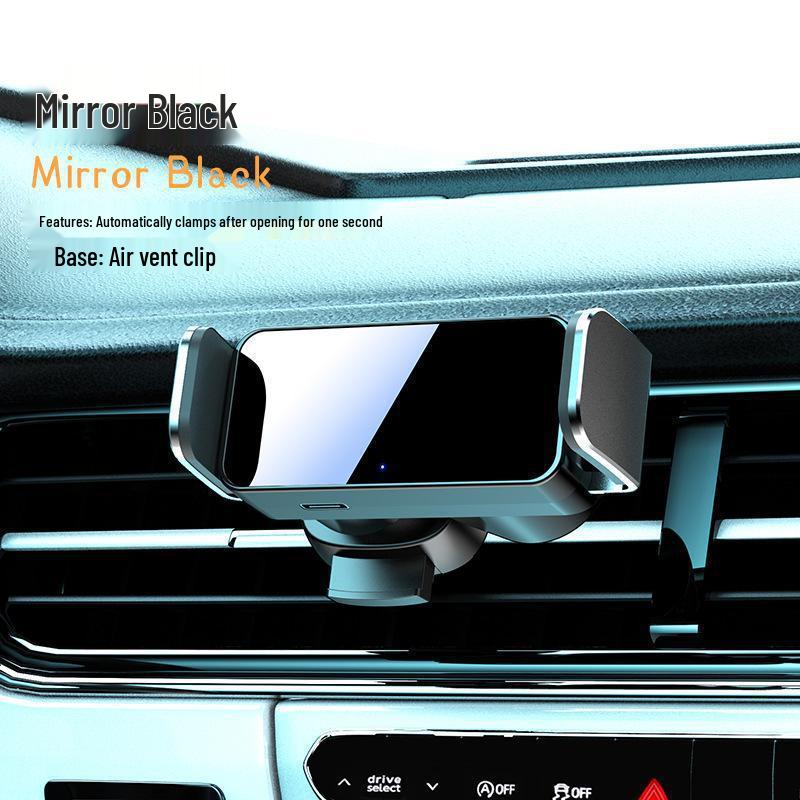 Zinc Alloy Car Phone Holder - Air Vent Mount for Navigation