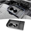 Console Organizer Tray Cup Holder Fits for -2025 Ford F150 & -2026 F250 F350 F450 F550 40/20/40 Jump Seat Center Console Storage Cup Holder Ert for