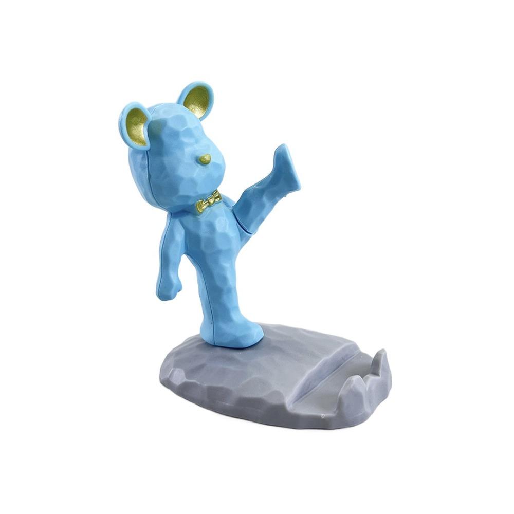 Home Decoration Desk Ornaments Mobile Phone Stand Phone Holder Storage Holders Bear Sculpture