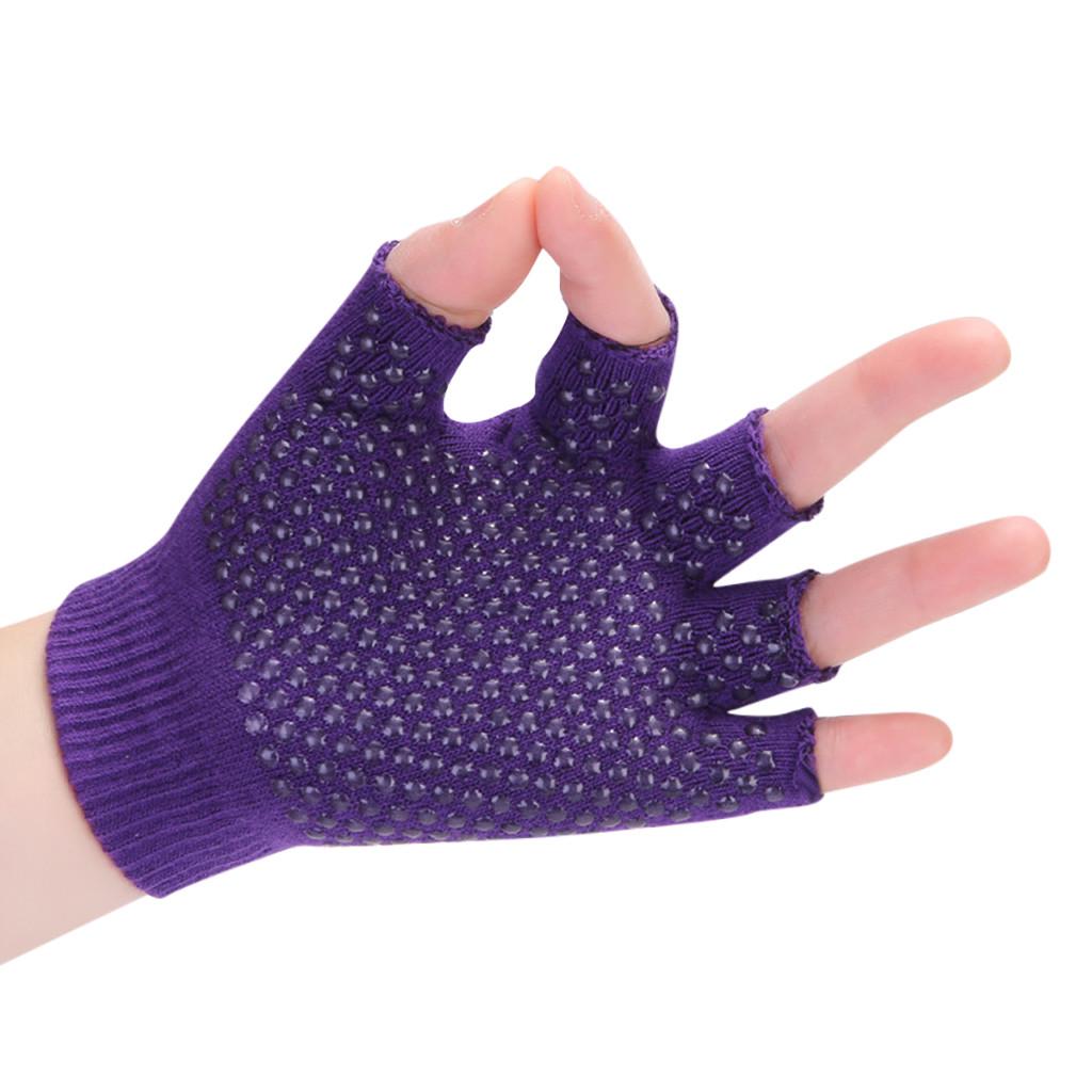 Yoga Gloves 2 Packs of Non Fingerless Yoga Gloves